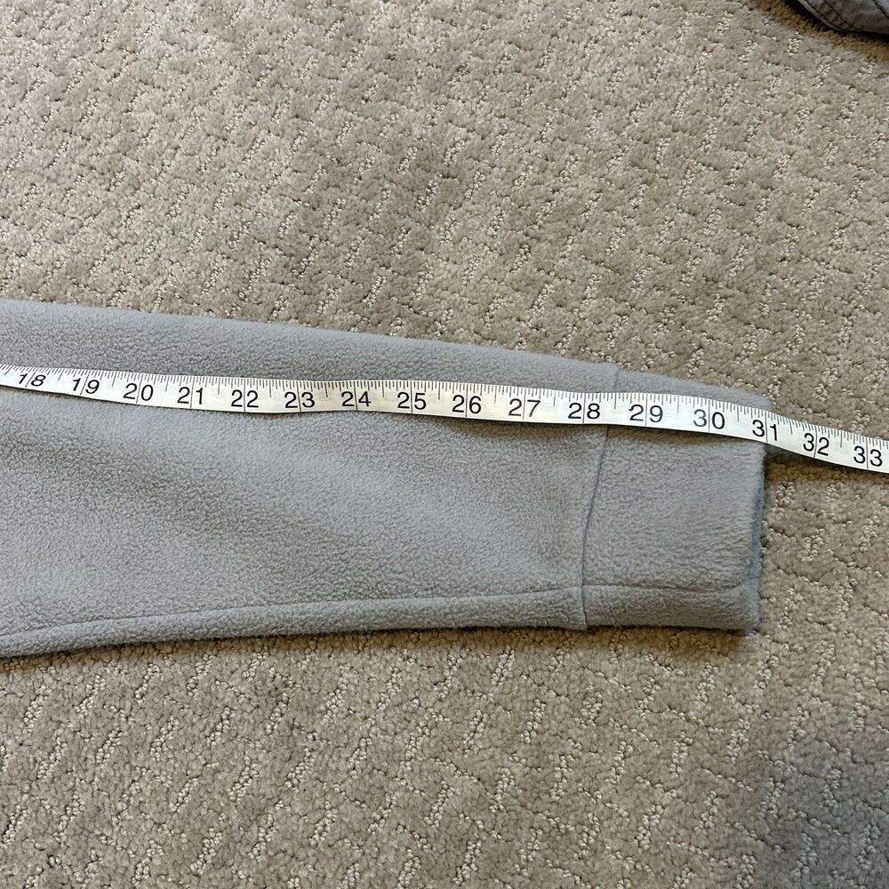 Alphalete Hoodie Men’s Medium Gray Sherpa Pullover Cozy Gym Workout Lounge - Picture 12 of 12